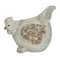 15" Gray Chicken Polystone Farmhouse Garden Sculpture